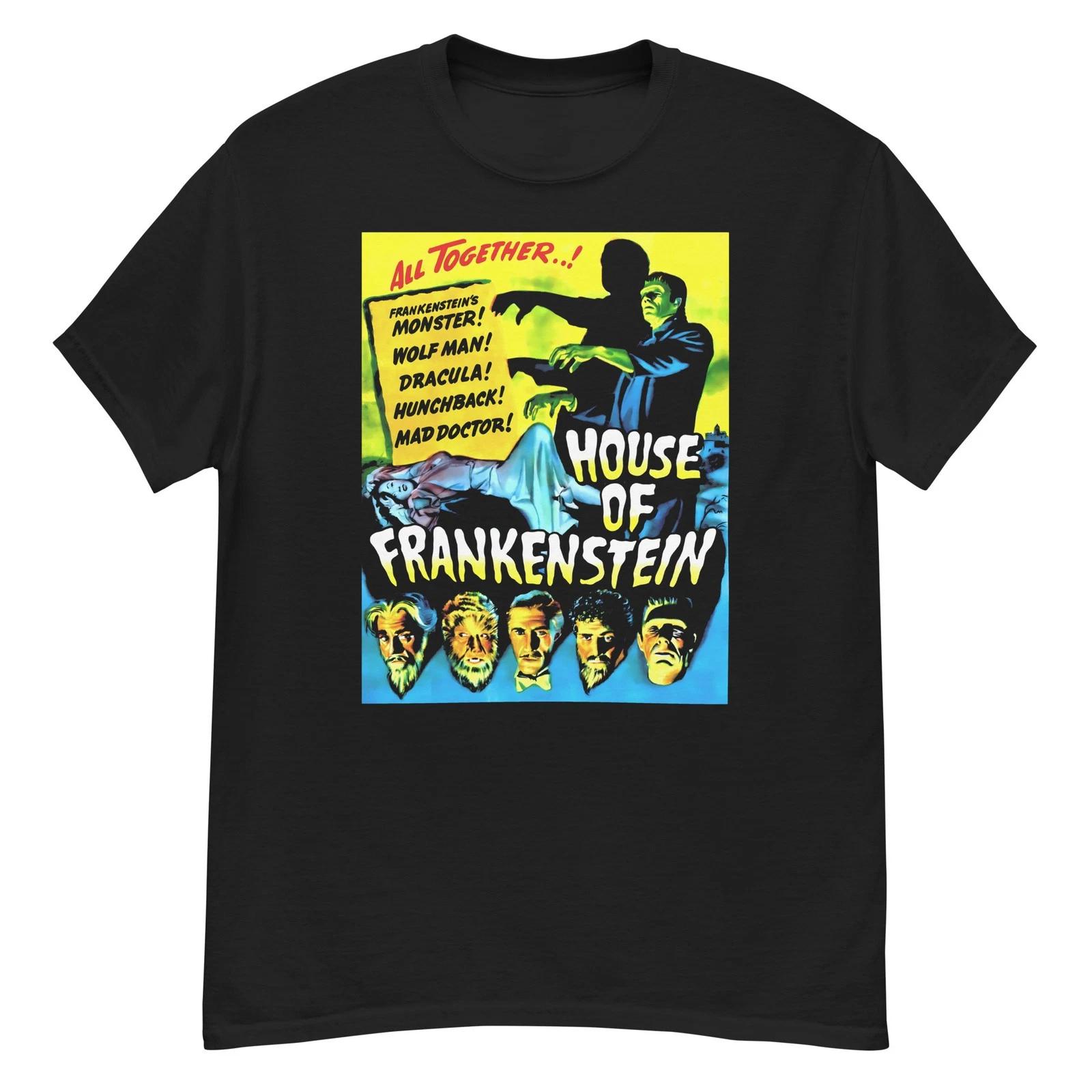 House of Frankenstein cult horror film fan art t-shirt 2XL