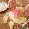 Christmas Molds Set with 3D Snowflake, Key and Sleigh Designs, Embossed Holiday Baking Molds