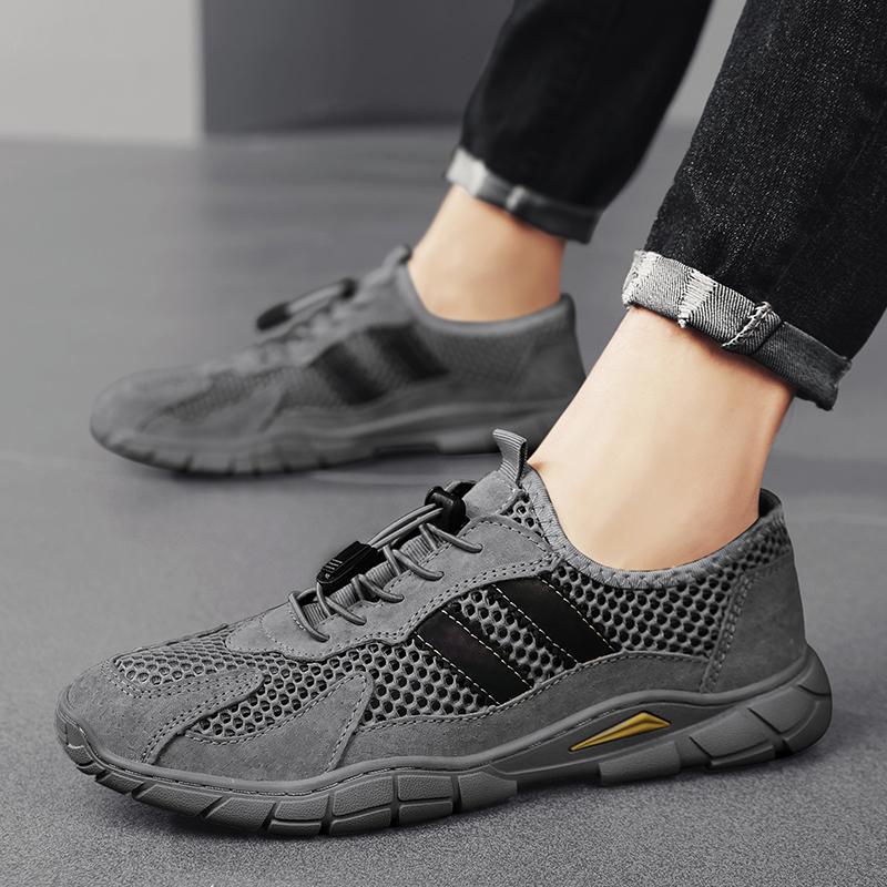 Summer Men's Sneakers Breathable Casual Shoes Men Comfortable Loafers Mesh Shoes Outdoor Walking Sneakers