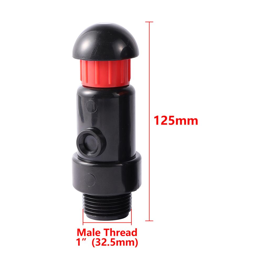 Automatische Einlass-/Auslassventile 3/4" 1" Außengewinde Kunststoffverbinder Ventil Gartenbewässerungsschlauchverbinder Bewässerungsrohrfittings