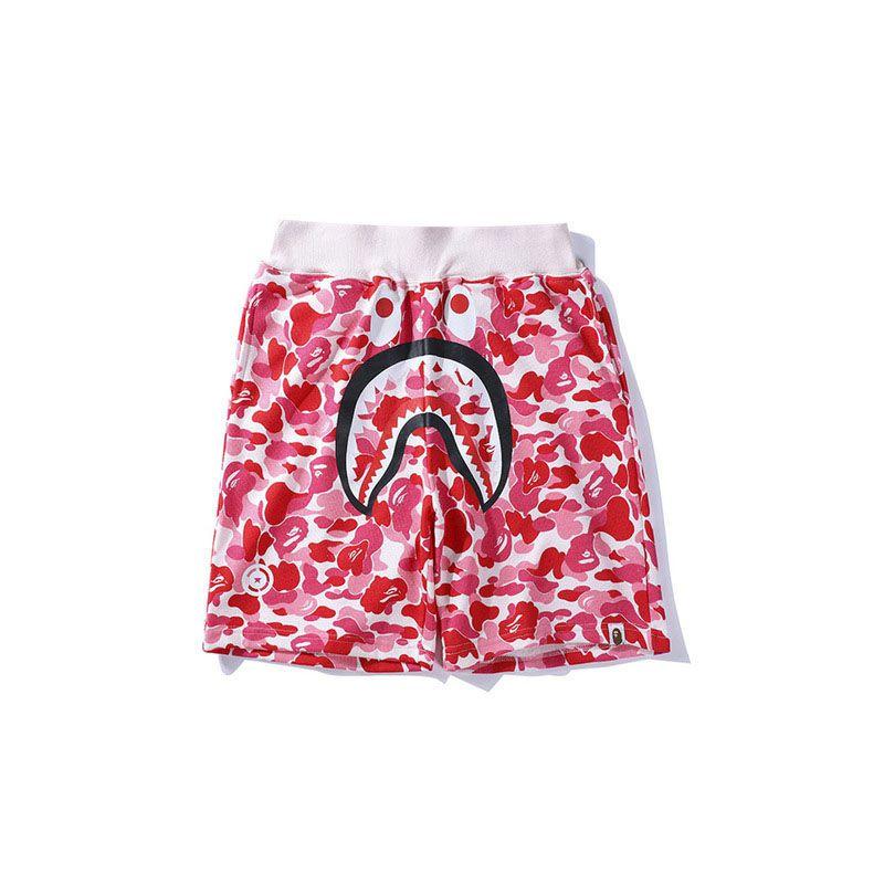 Ready Camouflage Shark Head Printed Cotton Shorts For Men Youth Fashion**