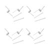 KESYOO Ersatz-Haarklammerfedern, 8 Stück V-förmige Langlebige Stahl-Haarnadel-Federn, Metallfederspangen für Haarkrallen, Ersatzteile, DIY-Haar