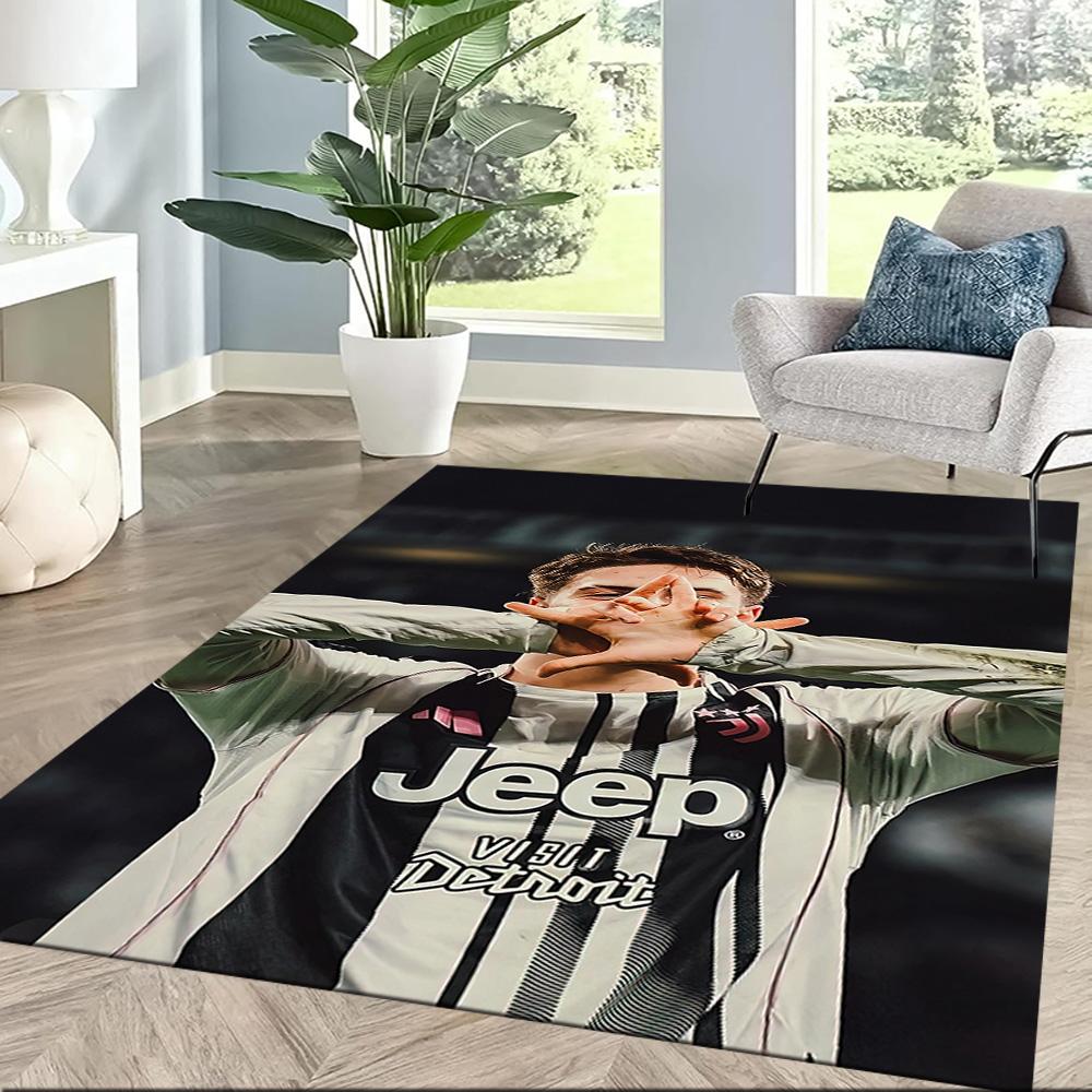 Juventus Floor Mat Suitable For Balcony Study Room Playrooms Living Rooms Antislip Rug Decorate Offices Wedding Party Gift