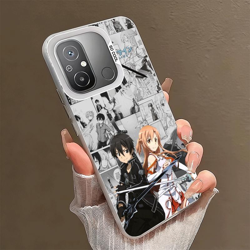 Sword Art Online Anime Shockproof Phone Case for Xiaomi Poco X7 X6 X5 X3 Pro F7 Ultra M8 Redmi 15C 15 14C 13C 12C 10C 13 12 10