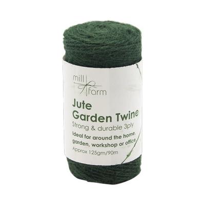 Mill Farm Green Jute Twine Spool Small 125g/ 90m