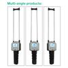 Double Probe Moisture Meter Digital Moisture Meter Portable Moisture Tester with Backlit for Forage Alfalfa Straw