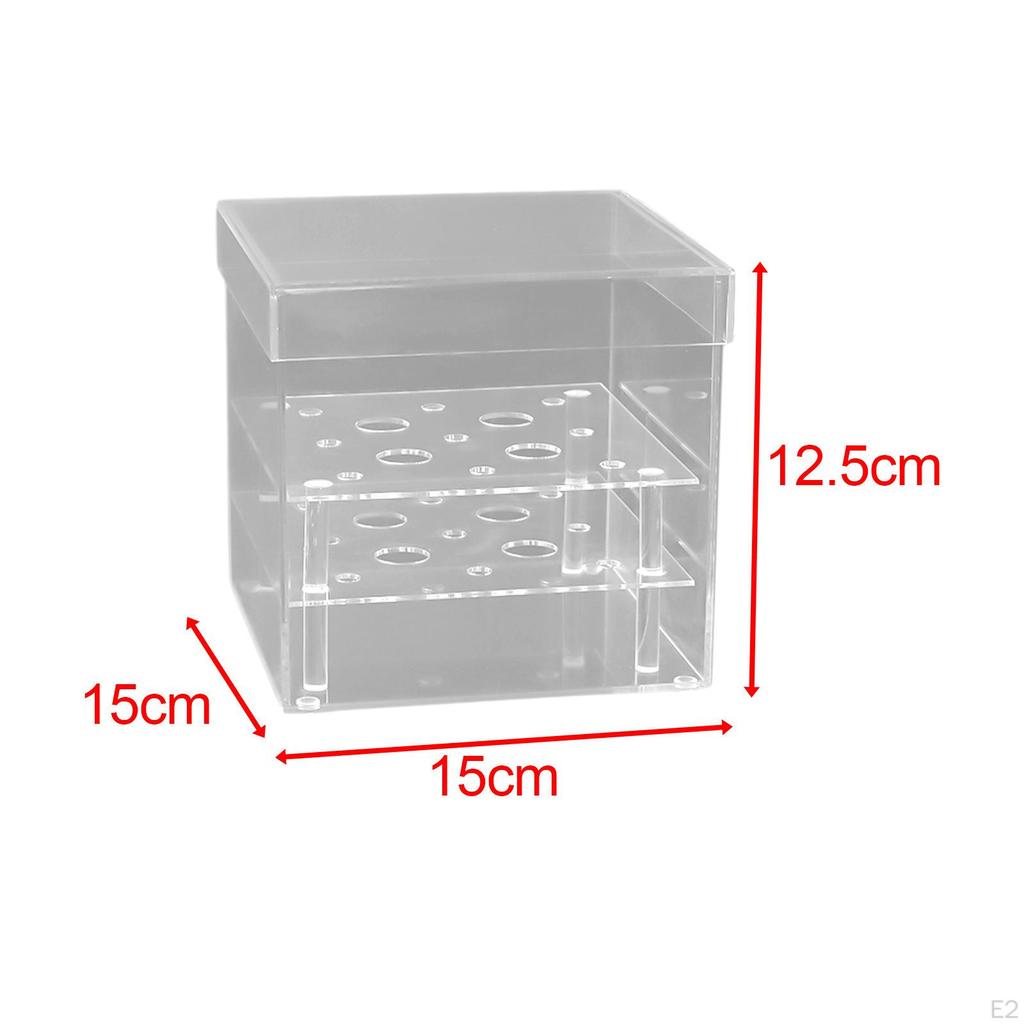 Acrylic Flower Box Floral Arrangements Vase Storage Case Centerpiece Square Gift for