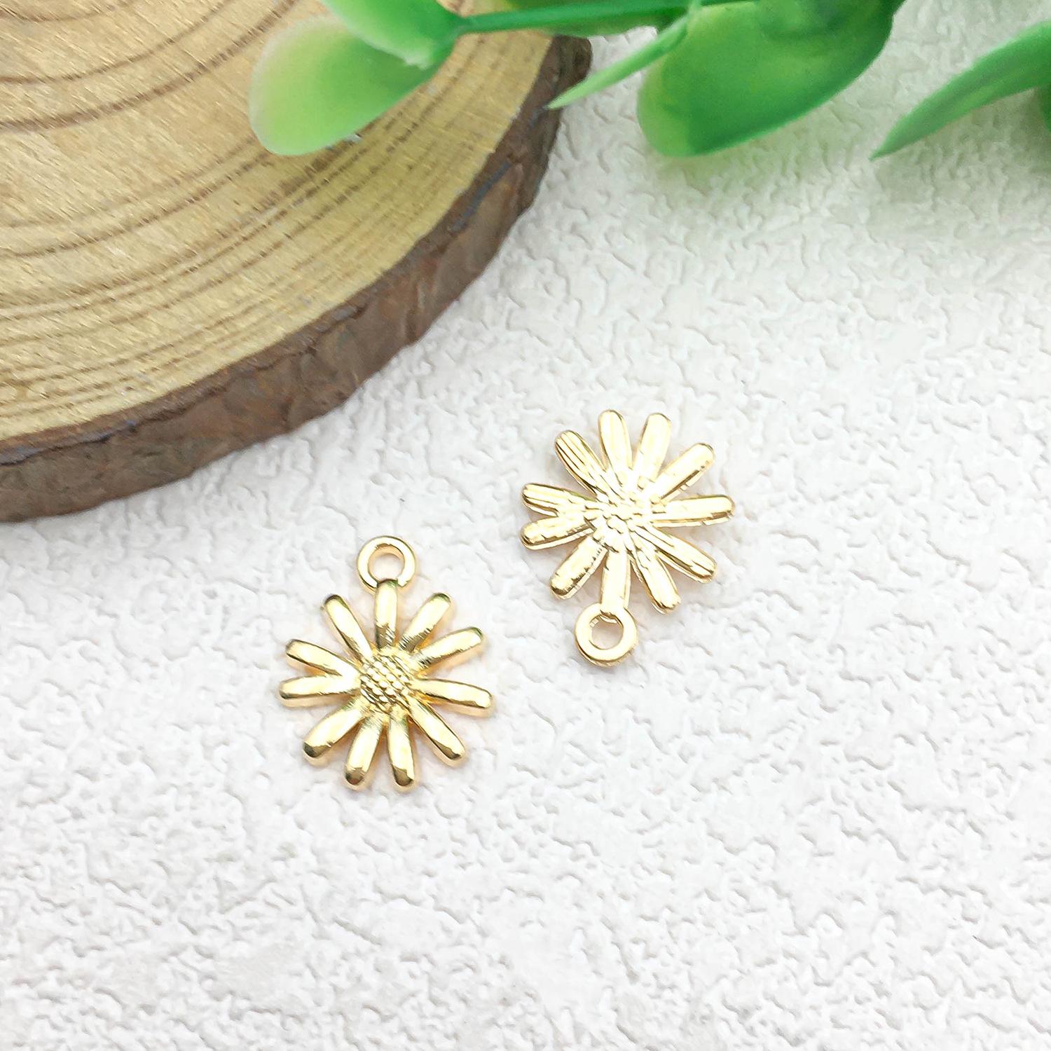 

51kc Золотой кулон-шарм в виде русалки для DIY ювелирных изделий