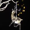 Acrylic Decorations Christmas Reindeer With Light For Holiday Gift And Decor