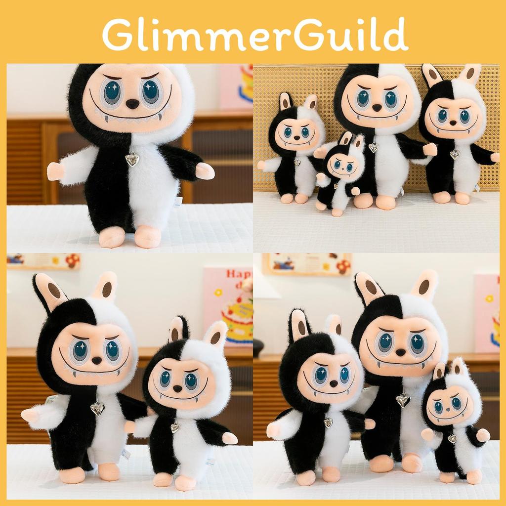And Black White Demon Shaped Cartoon Plush Toy Doll For Gift Children