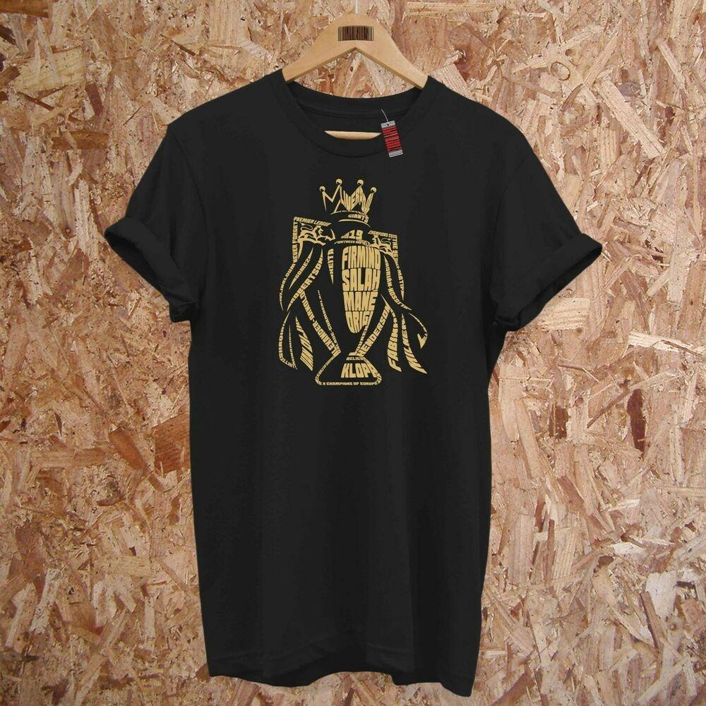 

Liverpool Champions Names Unisex T-Shirt Premier Trophy League Mane Klopp Salah