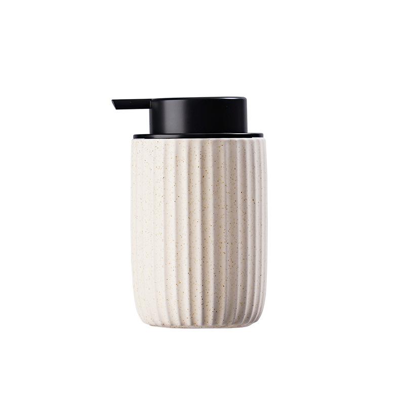 Portable Soap Dispensers Ceramic bathroom products Black hand soap foam bottled soap dispenser Lotion bottle Mousse bottled