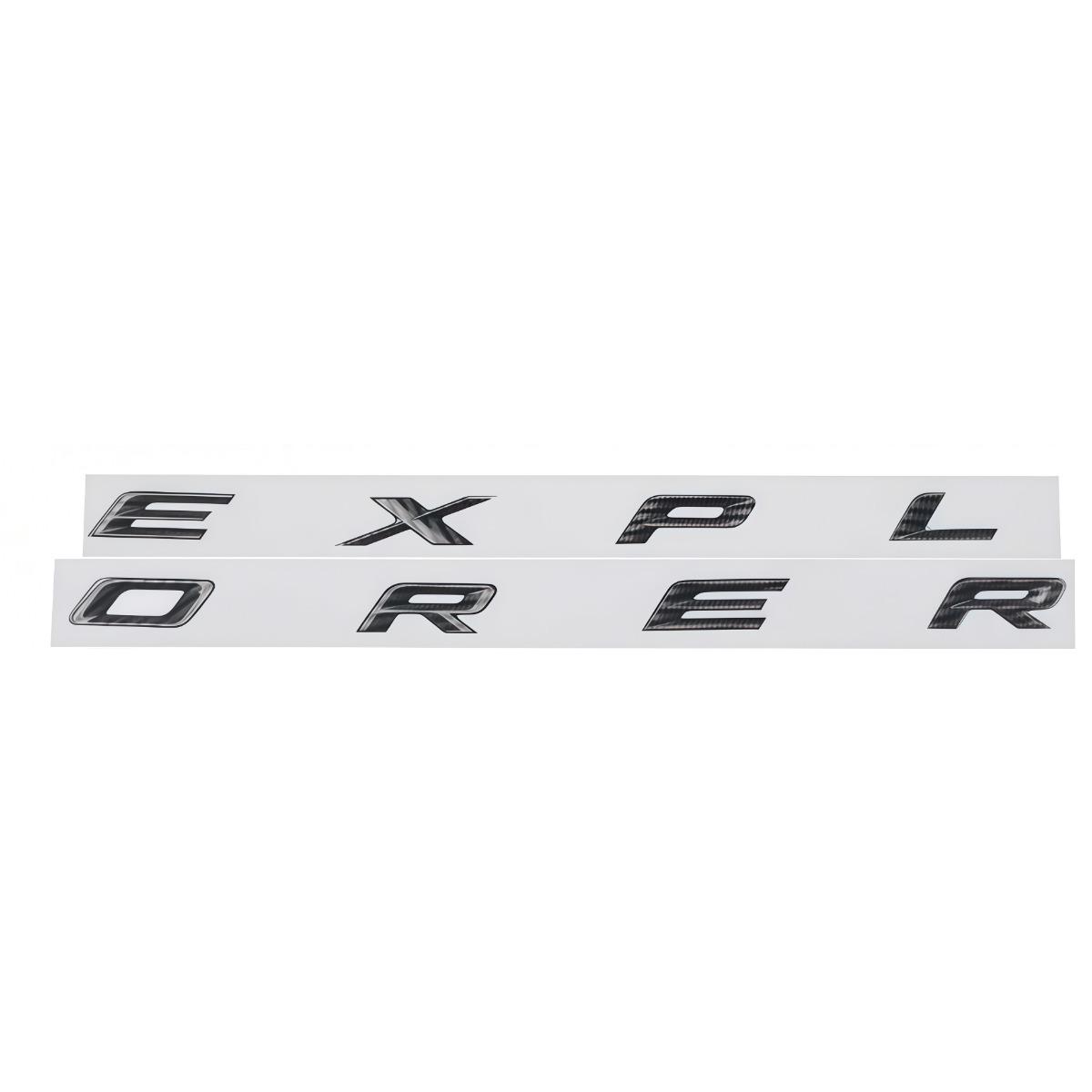 3D Chrome ABS Logo Car Front Hood Emblem Bonnet Letters Badge Sticker Decal     For 2020 2021 2020-2026 Carbon fiber Black