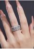 European Hip Hop Sterling Silver Men's Moissanite Rotatable Ring, Gold-Plated Trendsetter Fashion.