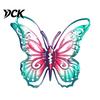 Outdoor Garden Hanging Decor Metal Butterfly Wall Decorations, Art Sculpture, Indoor Living Room Accents Weatherproof for Patio Fence Home Yard