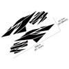 2PCS Car Door Side Skirts Stickers Fragment Splicing Style Vinyl Decals Self-adhesive Auto Body Decoration Sticker Accessories