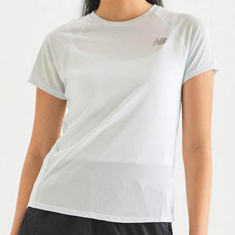 New Balance Women S Impact Run Short Sleeve Tee Aa nbned4S062 19 51