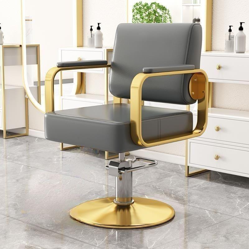 High-End Reclining & Liftable Barber Chair for Salon and Hairdressing