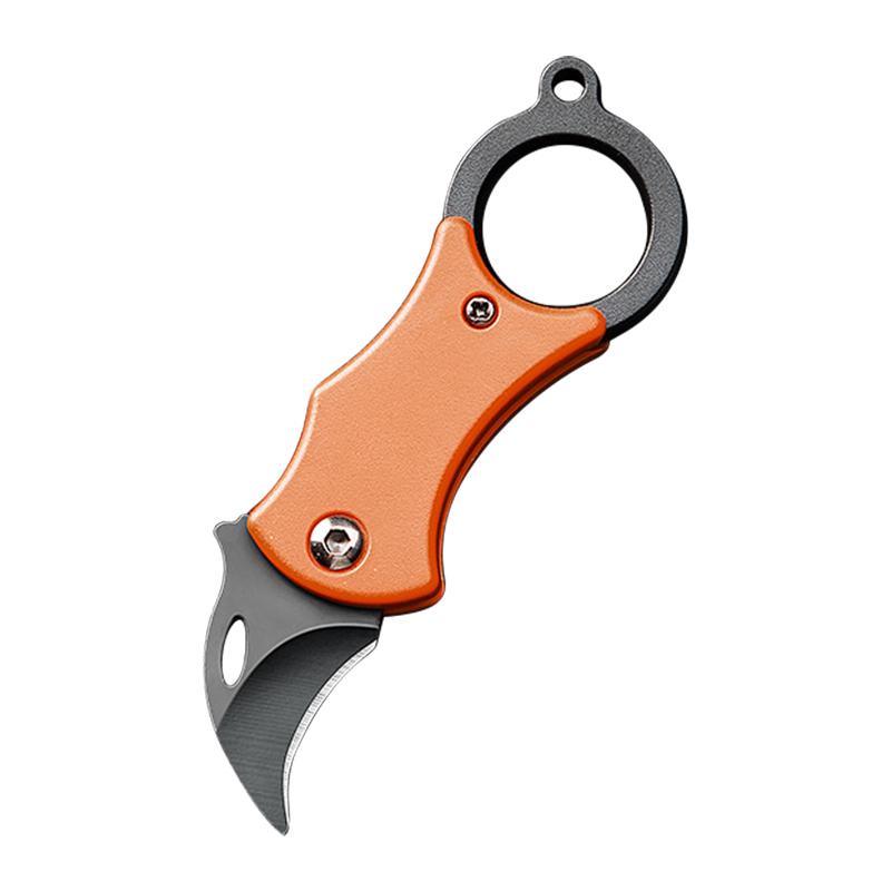 Stainless Steel Cut Fruit Knife Plastic Handle Folding Knife Household Melon Fruit Paring Vegetables Knife Pocket Knife