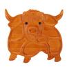 Cow Charcuterie Board Wooden Charcuterie Serving Platter with Divided Compartments for Food Cheese Meat Fruit Snack