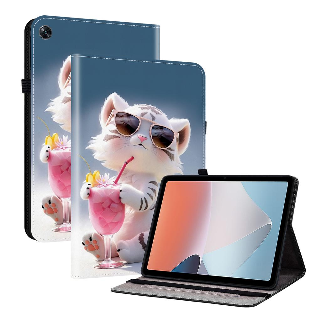 PU Leather Tablet Case for Oppo Pad Air- 11 Styles! Durable, with 2 Stand Slots, Pencil Holder & Card Slots, Flexible TPU Back Cover