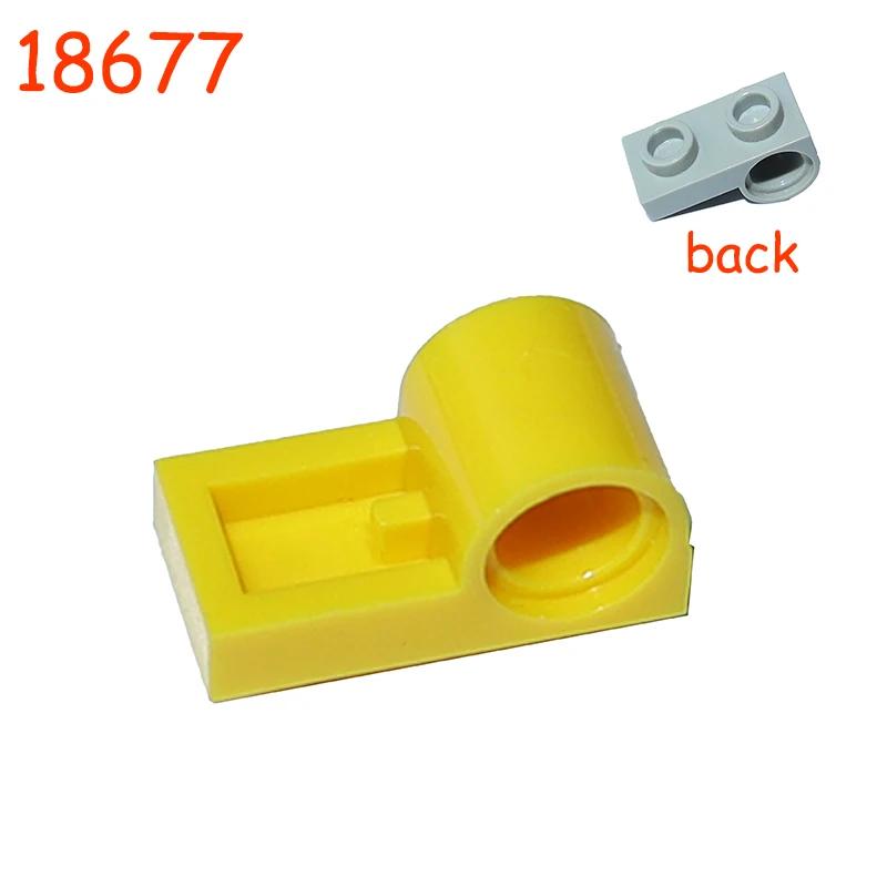 1x2 featuring Pin Hole on Bottom Construction Bricks Blocks 18677 Plate Modified High-Tech Parts Works With Learning DO IT YOURSELF Playthings