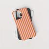Simplified red striped 2-in-1 phone case suitable for iPhone 17 16 15 14 13 12 11 Pro/Max/Plus shockproof back cover