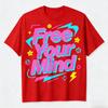 Free Your Mind Graphic Tshirt Unisex Pure Cotton Casual Japanese Style Graphic Streetwear Tshirt Graphic Tops S4XL 2026