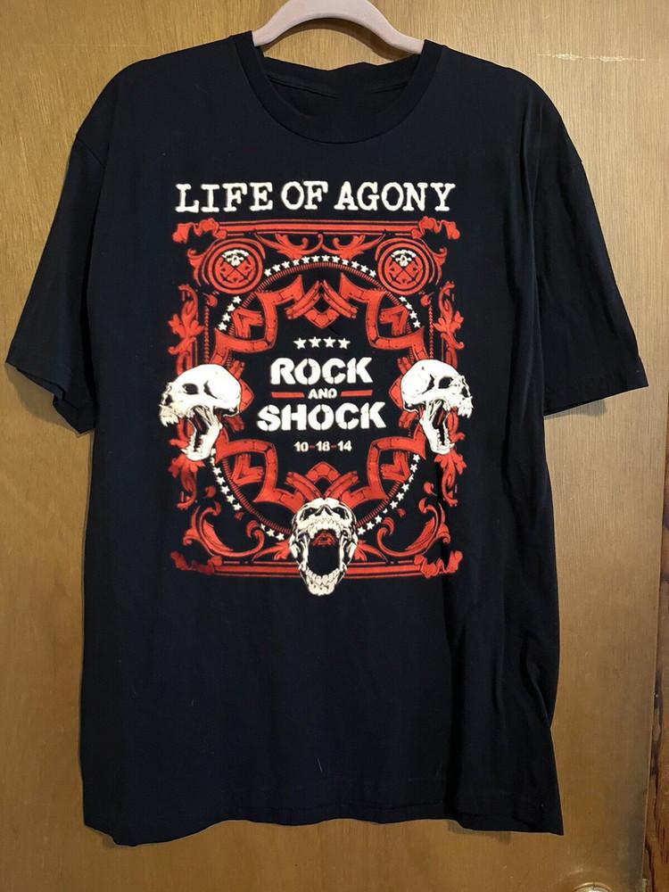 Life of Agony Band Rock And Shock Unisex Adult T-Shirt KN490 Unisex T-Shirt XL