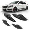 Bumper Fin Car Front Bumper Side Splitter Canards Lip Spoiler Deflector Replacement for
