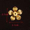 Iron DIY Hairpin Kit: 3D Ancient Costume Hair Accessories, Multi-layer Handmade Floral Pieces