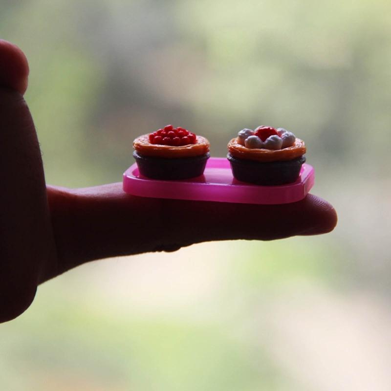 Mini tacka do zabawy jedzeniem Silikonowa forma do DIY Spersonalizowana okrągła breloczek Kolczyk Zawieszka Forma do jedzenia Napojów Biżuteria Narzędzie