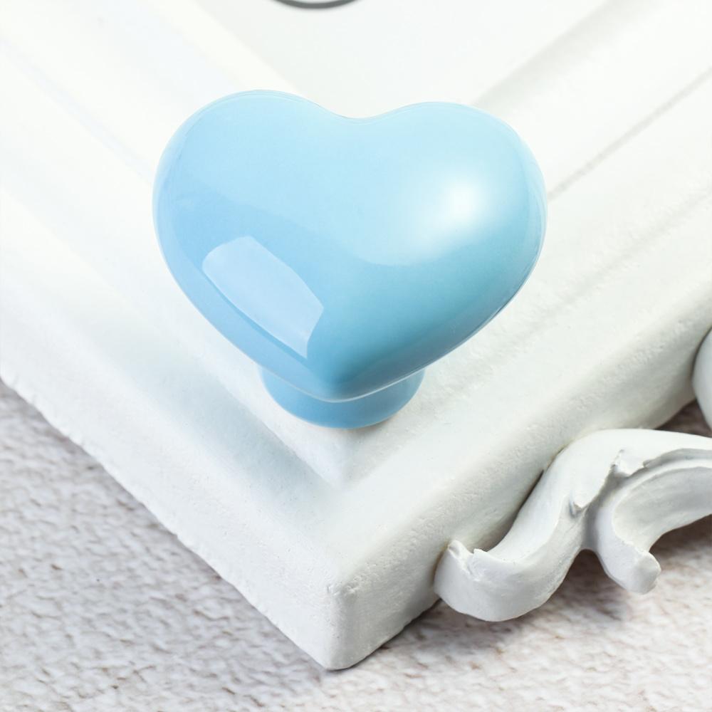 Hjärtformade Barnrumsinredning Söta Skåpknoppar Garderobshandtag Dörrskåpshandtag