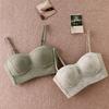 tube top underwear women's small breasts gather and support to show large secondary breasts, anti-sagging, anti-light and seamless, thin shoulder 