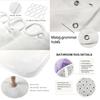 Waterproof Marble Pattern Polyester Shower Curtain Set - Bathroom Decor