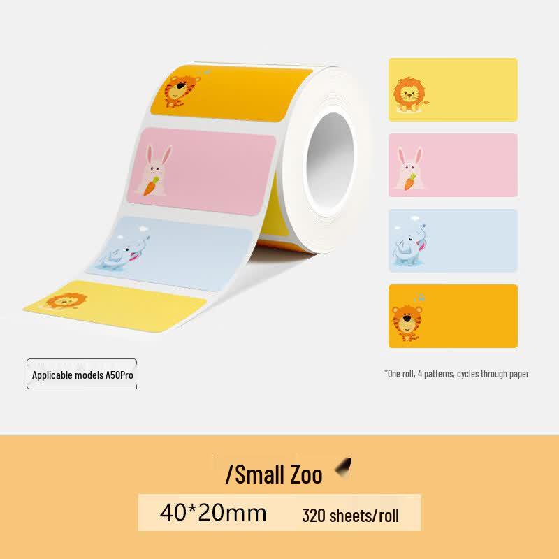 Transparent Thermal Label Paper CN plug (adapter included)