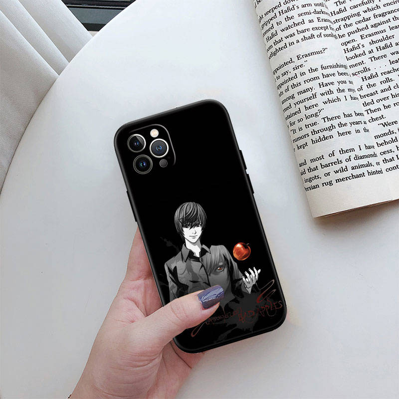 

JO16 Death Note Phone Case for Samsung Note 20 10 S25 Plus Ultra Lite A51 A52 A53 A71 A72 A73 A82 M20 M30 M21 M31 M51 A11 A70 A56 A26 A36 Samsung M21 гагат