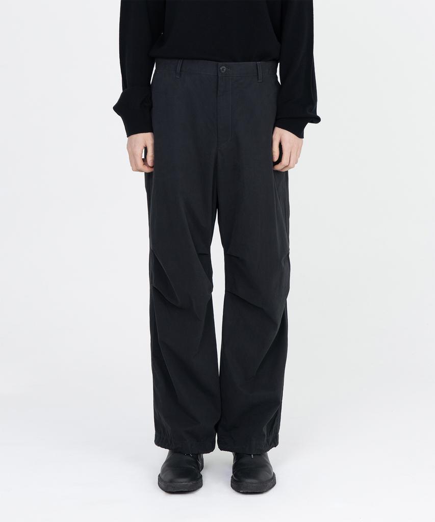 Beulaunyadeu Washed Parachute Pants, Black