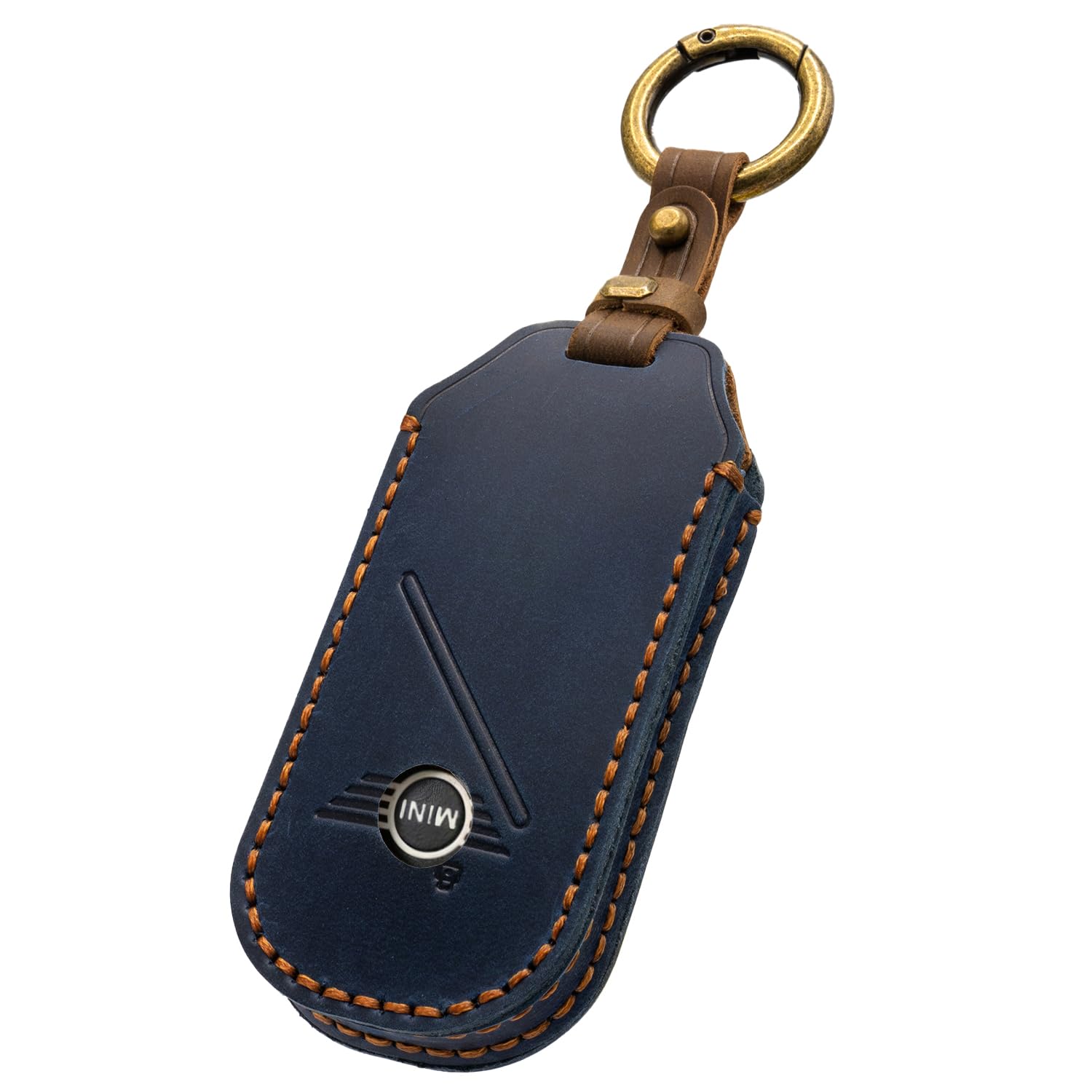 

SKYBELL Key Case, Genuine Leather, Mini Cooper F65 F66 F67 J01 J05 U25 BMW Темно-синій