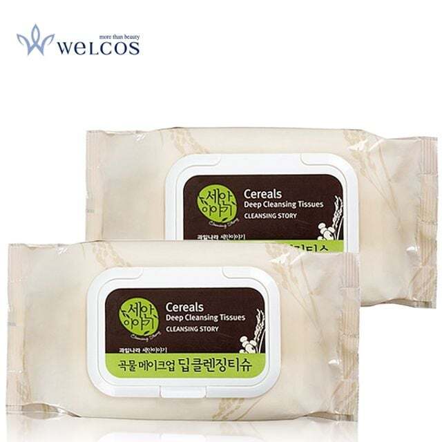 

Welcos Face Wash Story Grain Deep Cleansing Tissue 100 Sheets x 2 [WFJ7PGD_251029]