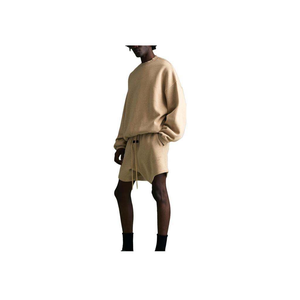 Fear of God Essentials Sweatshort Gold Heather Men Bottoms Tan 160BT232003F