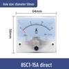 Pointer Type DC Ammeter Head 85C1-10A: Available in 1A, 2A, 3A, 5A, 50A, 500mA, 100uA, 30mA, and 50mA.