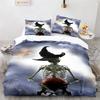 Halloween Bedding Set Pumpkin Duvet Cover Polyester Cartoon Horror Festival Bat Comforter Cover Twin King for Kids Adults Decor