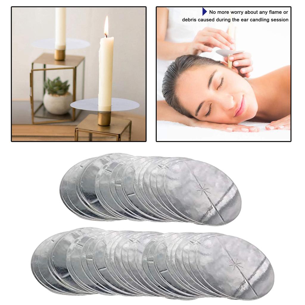Buy 50pcs Candles Drip Protectors Personal Protective Disk Supplies for ...