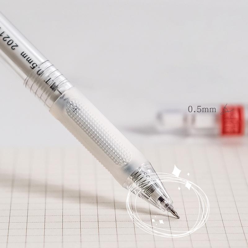1pcs Minimalist Transparent 0.5mm Gel Pen Quick Dry Black/Red/Blue Ink Pen Fashion Signature Pen Office Stationery Supplies