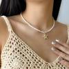 Boho Cute Starfish Shell Rice Beads Necklace for Women Summer Beach Sexy Short Choker Neck Chain Jewelry Vacation Accessories