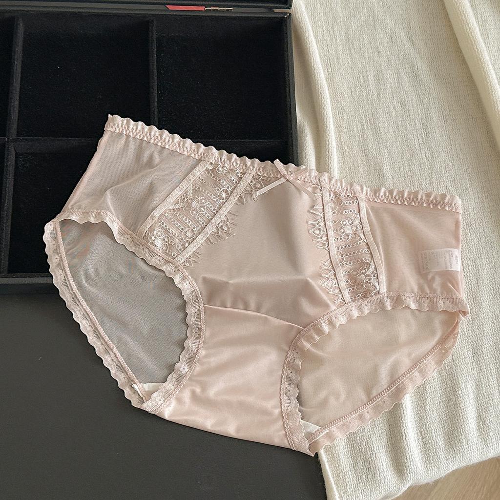 Ladies Spring and Summer Pure Desire Sexy Lace Comfortable Breathable Waist Triangle Briefs