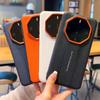 Luxury Cross Texture Leather Design Case For Huawei Mate 60RS 50RS 40RS Slim Orange Camera Ring Shockproof Cover