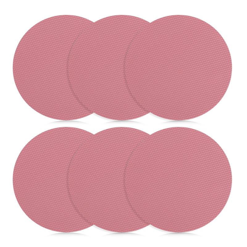 Round Anti-slip Waterproof Stickers for Bathroom & Kitchen Tiles - Pink & Blue