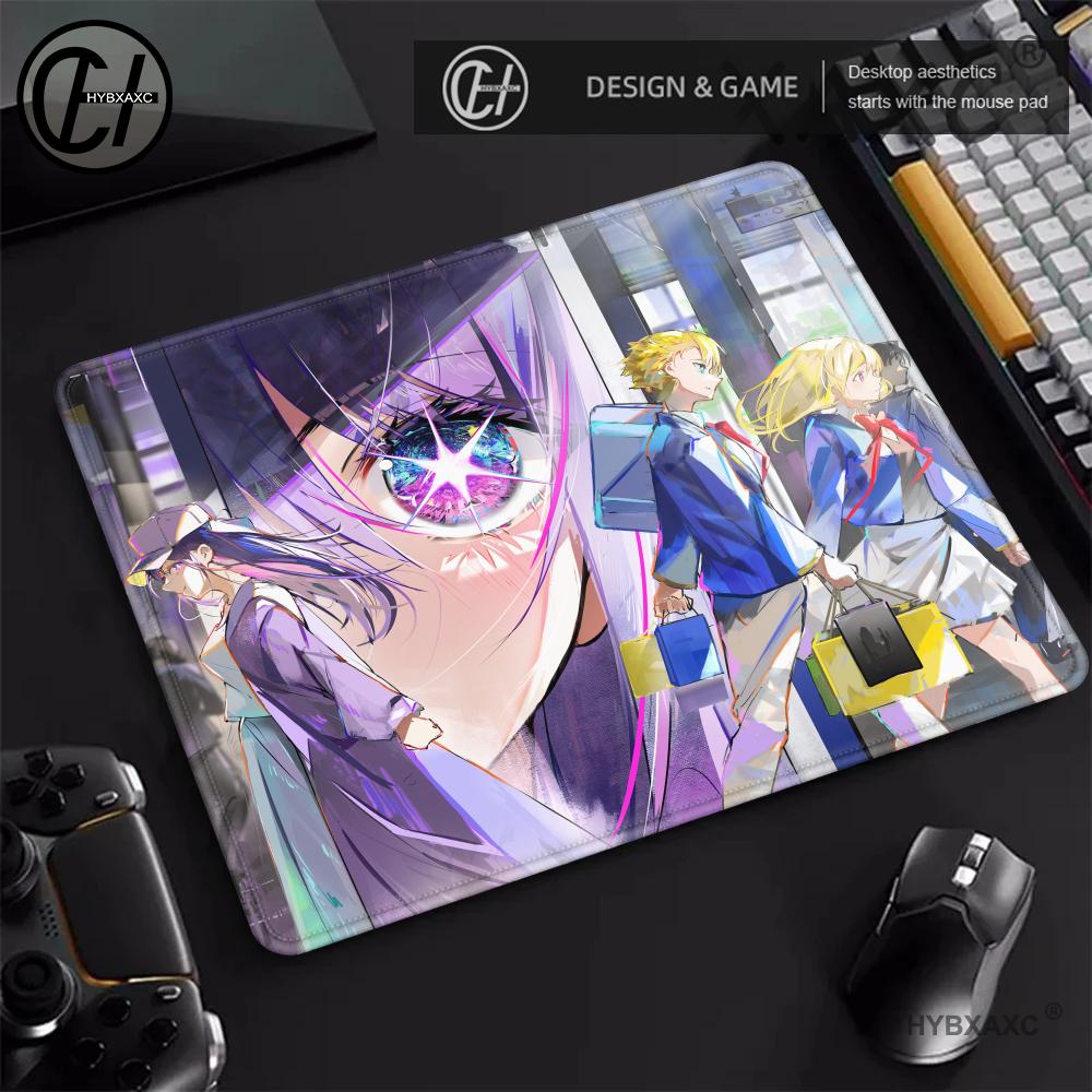 

Oshi No Ko Animation Beautiful patternsOffice Computer Desk Mat Table Keyboard small Mouse Pad Laptop Cushion Nonslip Decor 200x200x2mm